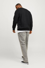 Світшот Regular Fit Jack&Jones чорний великого розміру