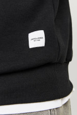 Світшот Regular Fit Jack&Jones чорний великого розміру