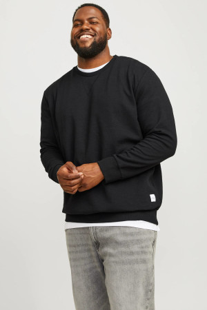 Світшот Regular Fit Jack&Jones - чорний