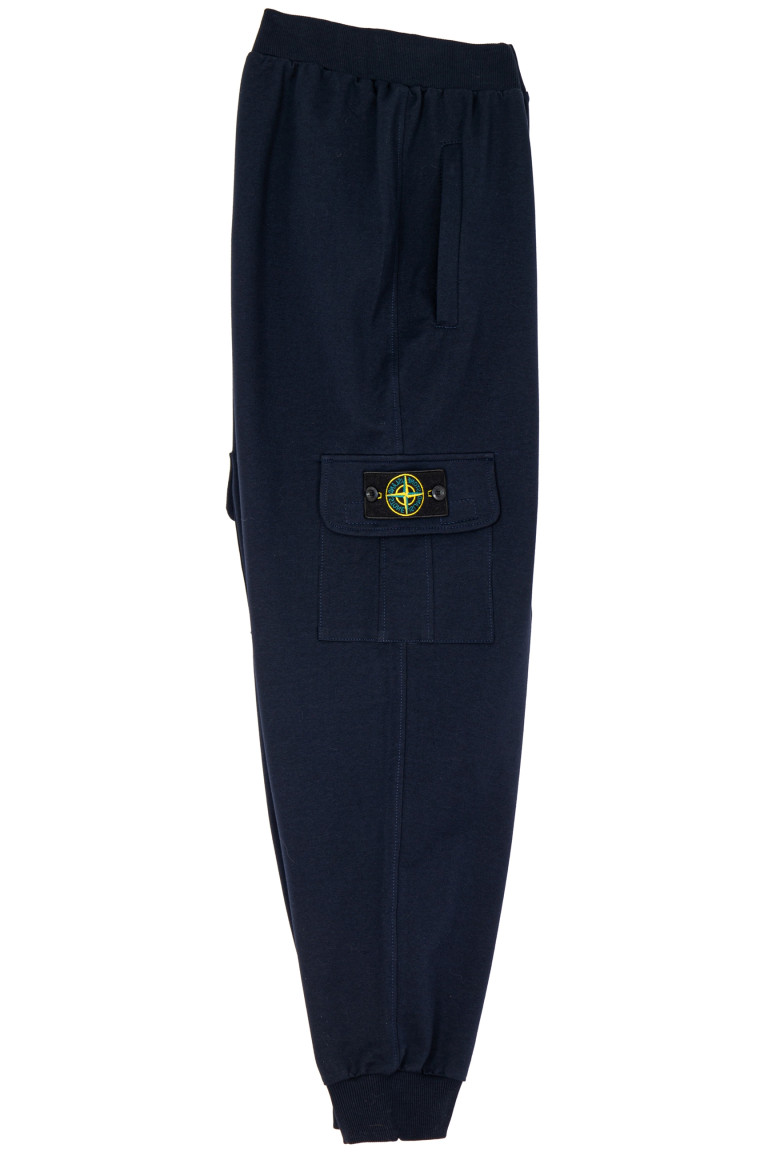 Спортивний костюм з капюшоном Stone Island Big Team великого розміру, темно-синій