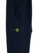 Спортивний костюм з капюшоном Stone Island Big Team великого розміру, темно-синій