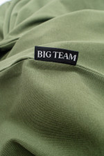 Футболка великого розміру з манжетою Big Team, хакі