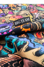 Футболка великого розміру з принтом Big Team