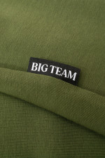 Футболка великого розміру Big Team, хакі