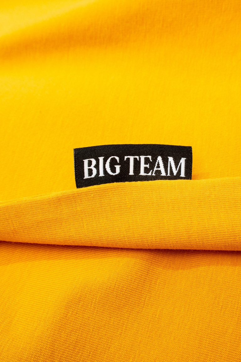 Футболка Big Team великого розміру, жовта