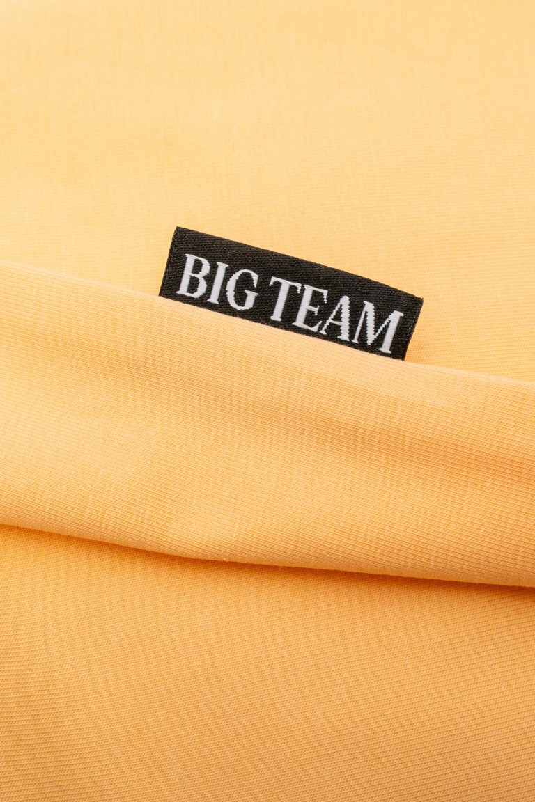 Футболка великого розміру Big Team, персикова