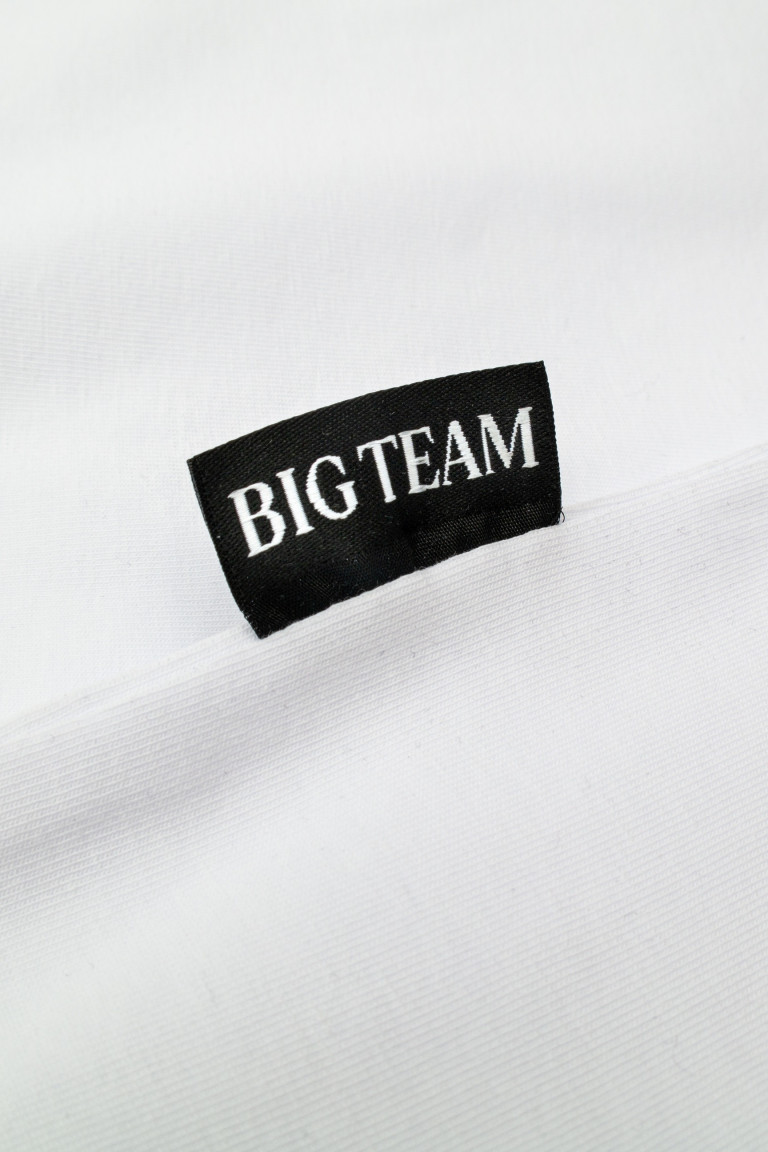 Футболка Big Team білого кольору великого розміру