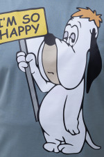 Футболка великого розміру з принтом «Droopy» Big Team, штормове море