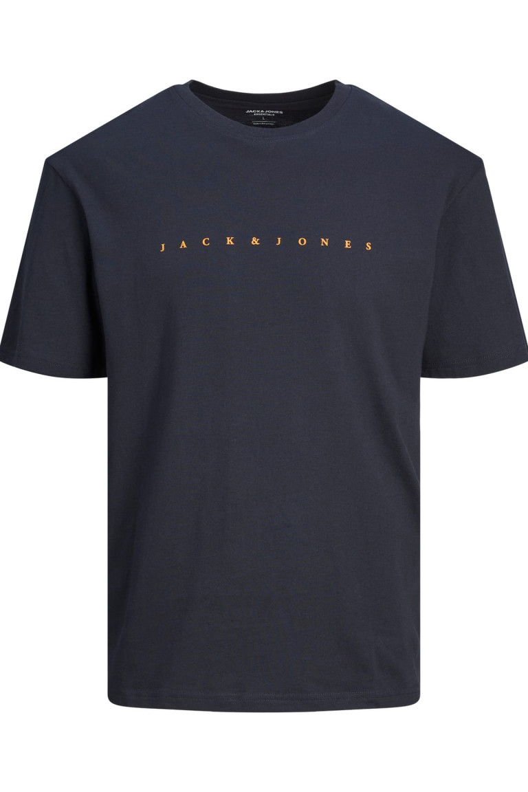 Футболка великого розміру з принтом Jack&Jones Jack&Jones, чорна