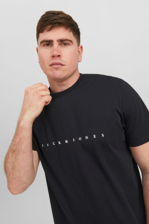 Футболка з принтом "Jack&Jones" Jack&Jones - чорна