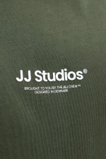 Футболка великого розміру з принтом "JJ Studios" Jack&Jones, хакі