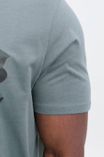 Футболка великого розміру Standard Fit з принтом Jack&Jones, сіра