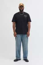 Футболка великого розміру Wide Fit Jack&Jones, чорна