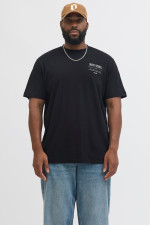 Футболка великого розміру Wide Fit Jack&Jones, чорна