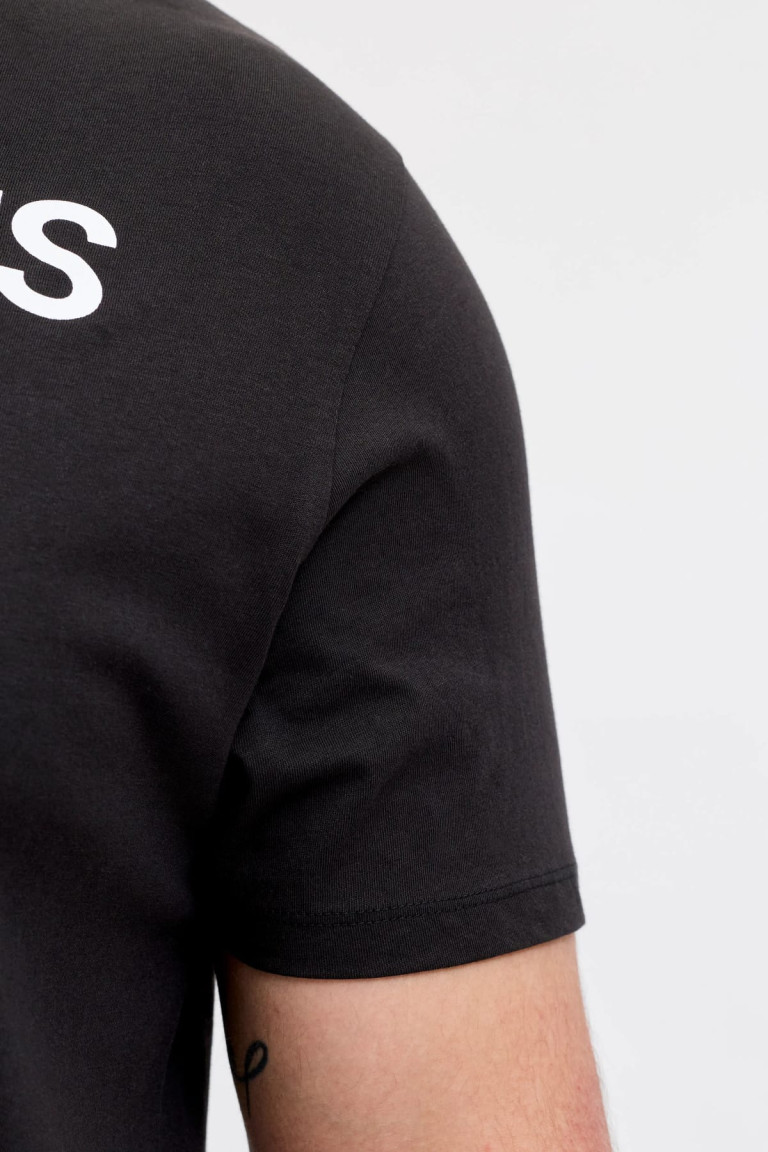 Футболка великого розміру Jack&Jones Premium Jack&Jones, чорна