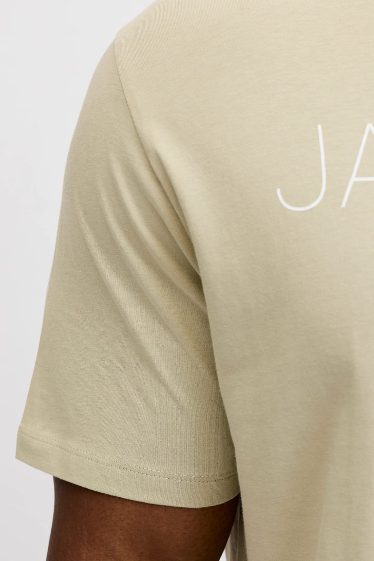 Футболка великого розміру Jack&Jones Premium Jack&Jones бежева