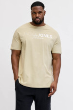 Футболка великого розміру Jack&Jones Premium Jack&Jones бежева
