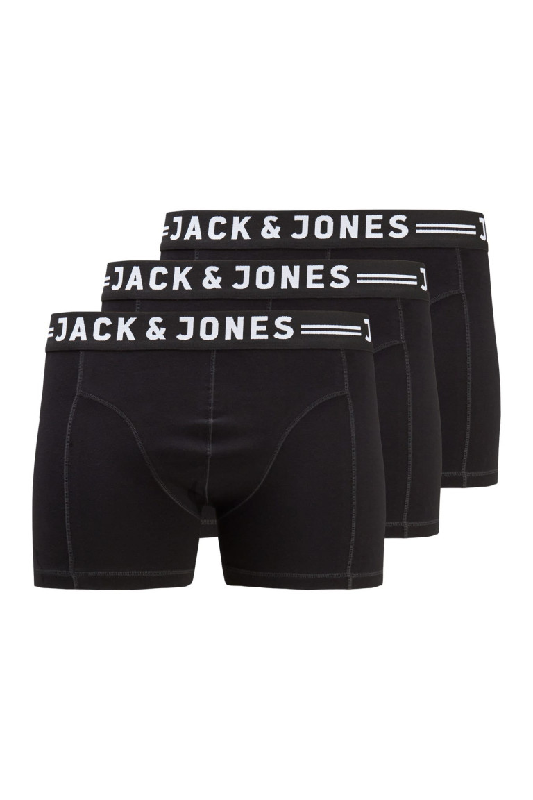 Набір трусів-боксерів Jack&Jones великого розміру, 3 шт, чорні